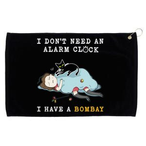 I Have A Bombay Funny Cat Wake Me Up Great Gift Grommeted Golf Towel