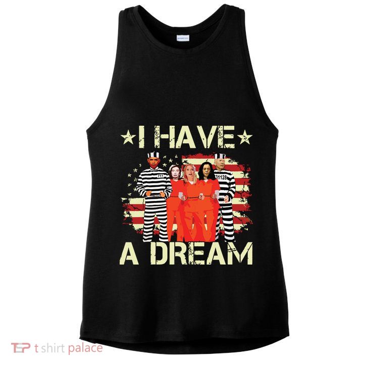 I Have A Dream Funny Biden Ladies PosiCharge Tri-Blend Wicking Tank