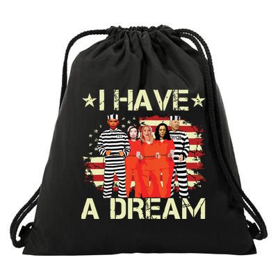 I Have A Dream Funny Biden Drawstring Bag