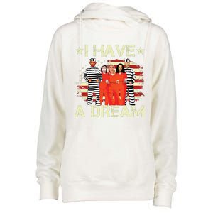 I Have A Dream Funny Biden Womens Funnel Neck Pullover Hood