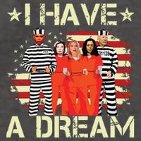 I Have A Dream Funny Biden Vector Backpack