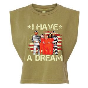 I Have A Dream Funny Biden Garment-Dyed Women's Muscle Tee