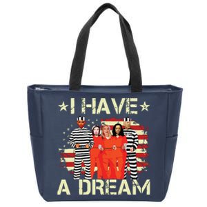 I Have A Dream Funny Biden Zip Tote Bag