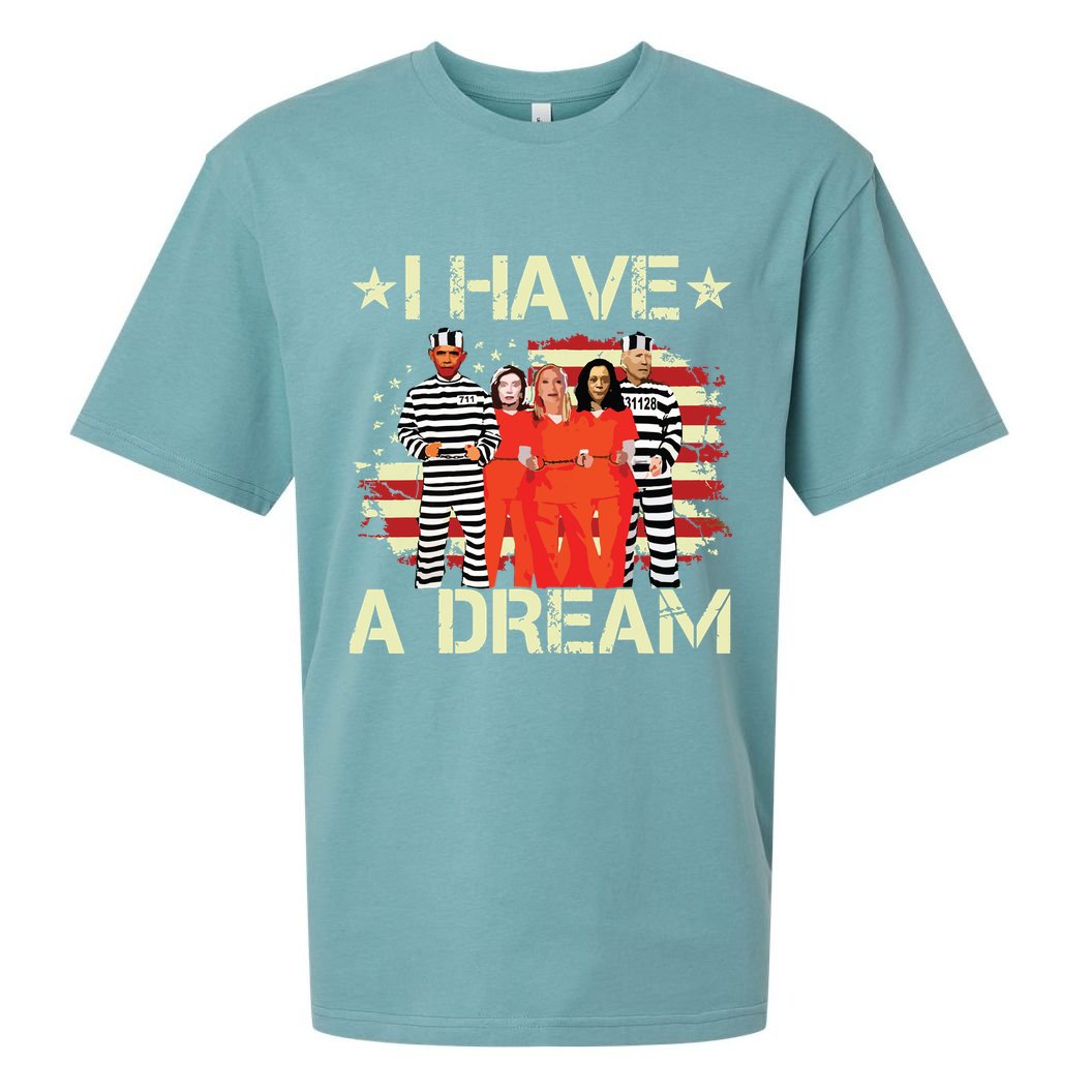 I Have A Dream Funny Biden Sueded Cloud Jersey T-Shirt