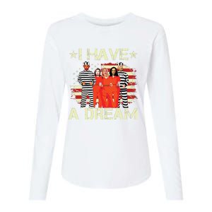 I Have A Dream Funny Biden Womens Cotton Relaxed Long Sleeve T-Shirt