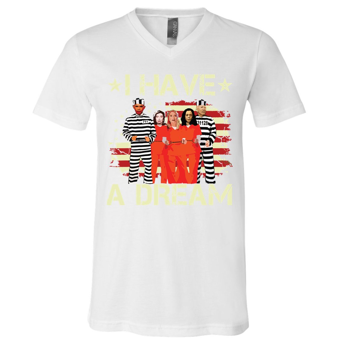 I Have A Dream Funny Biden V-Neck T-Shirt