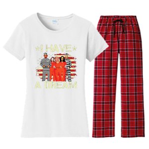 I Have A Dream Funny Biden Women's Flannel Pajama Set