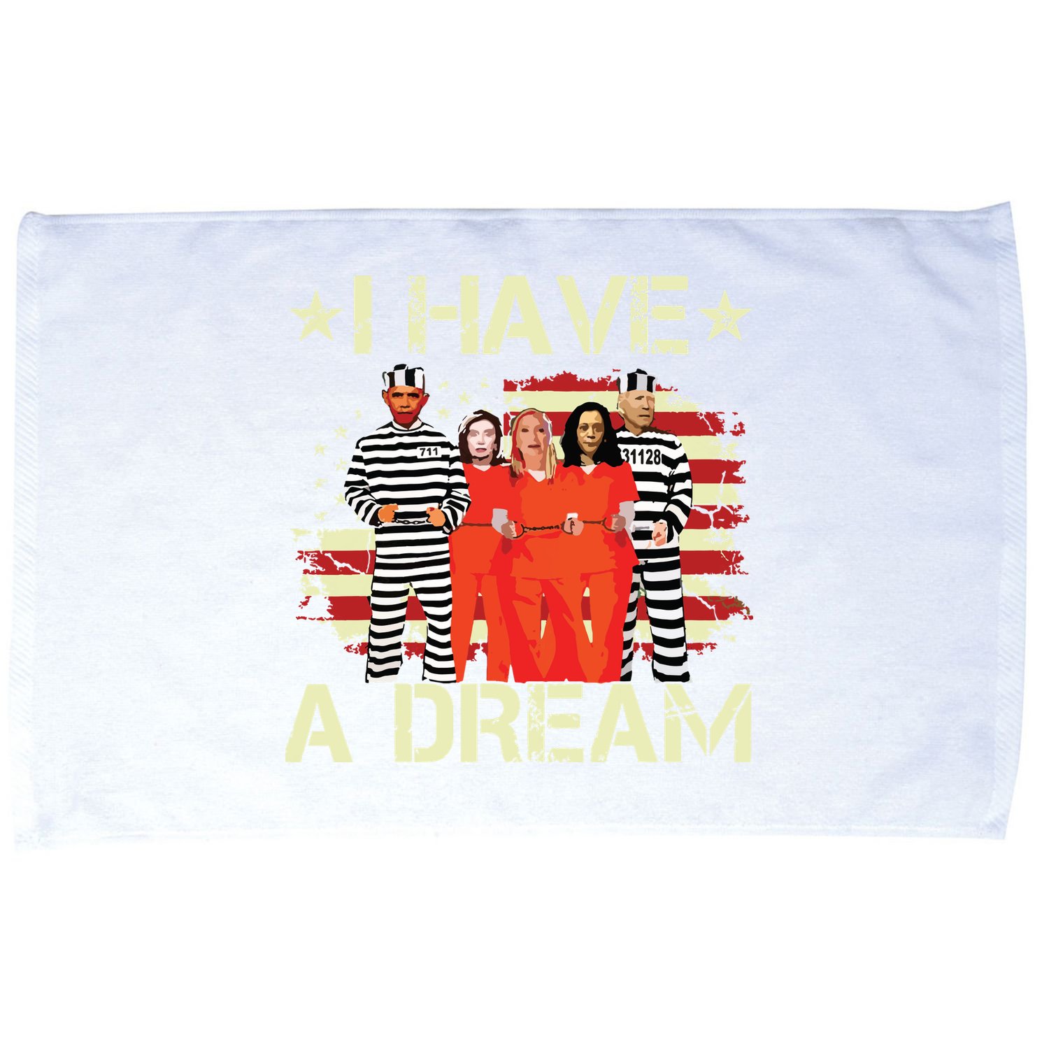 I Have A Dream Funny Biden Microfiber Hand Towel