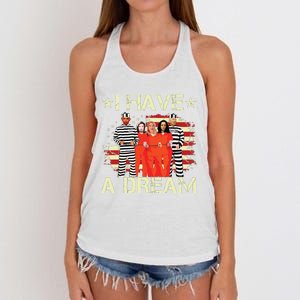 I Have A Dream Funny Biden Women's Knotted Racerback Tank