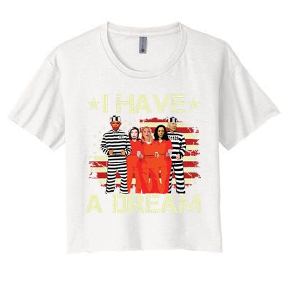 I Have A Dream Funny Biden Crop Top