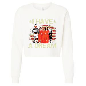 I Have A Dream Funny Biden Cropped Pullover Crew