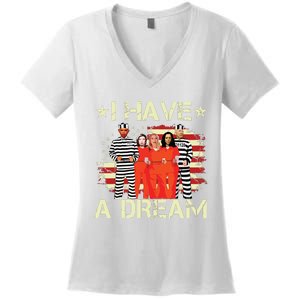 I Have A Dream Funny Biden Women's V-Neck T-Shirt