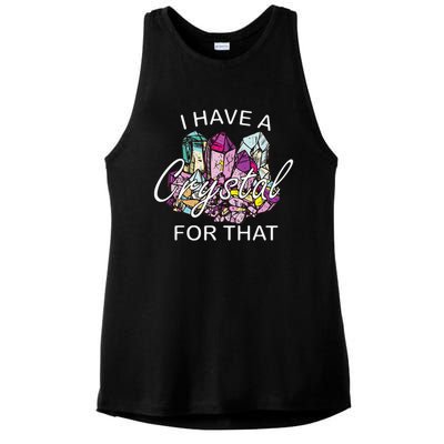 I Have A Crystal For That Namaste Chakra Yoga & Spiritual Ladies PosiCharge Tri-Blend Wicking Tank