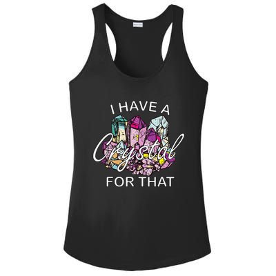 I Have A Crystal For That Namaste Chakra Yoga & Spiritual Ladies PosiCharge Competitor Racerback Tank