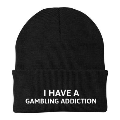 I Have A Gambling Addiction Knit Cap Winter Beanie