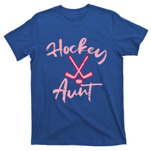 Ice Hockey Aunt Cute Mothers Day Aunty Auntie Nephew Gift T-Shirt