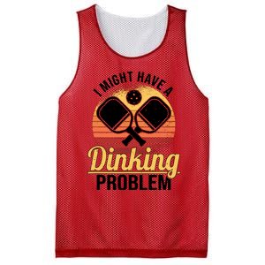 I Have A Dinking Problem Funny Pickleball Player Retro Mesh Reversible Basketball Jersey Tank