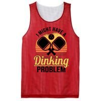 I Have A Dinking Problem Funny Pickleball Player Retro Mesh Reversible Basketball Jersey Tank