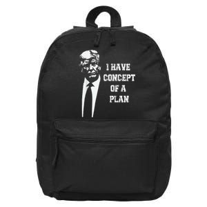 I Have A Concept Of A Plan 16 in Basic Backpack