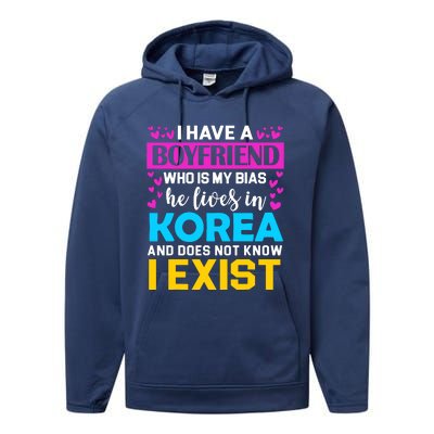 I Have A Boyfriend Who Is My Bias Kpop Lover Kdrama Korean Performance Fleece Hoodie