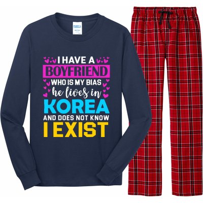 I Have A Boyfriend Who Is My Bias Kpop Lover Kdrama Korean Long Sleeve Pajama Set