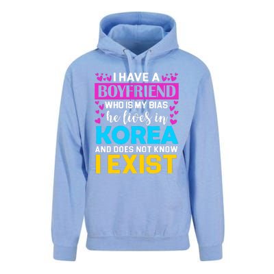 I Have A Boyfriend Who Is My Bias Kpop Lover Kdrama Korean Unisex Surf Hoodie