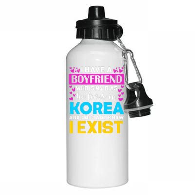 I Have A Boyfriend Who Is My Bias Kpop Lover Kdrama Korean Aluminum Water Bottle