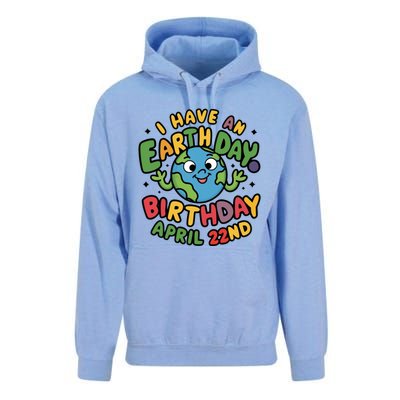 I Have An Earth Day Birthday April 22nd Unisex Surf Hoodie