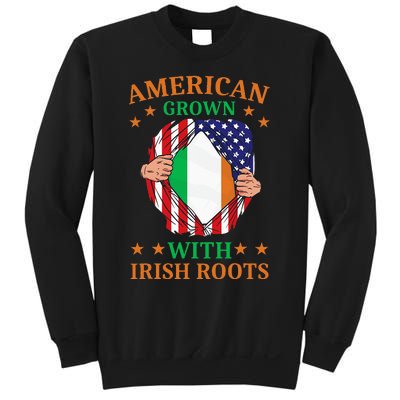 Ireland Home American Grown With Irish Roots Sweatshirt