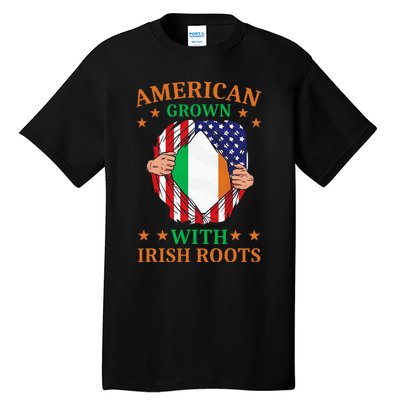 Ireland Home American Grown With Irish Roots Tall T-Shirt