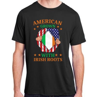 Ireland Home American Grown With Irish Roots Adult ChromaSoft Performance T-Shirt