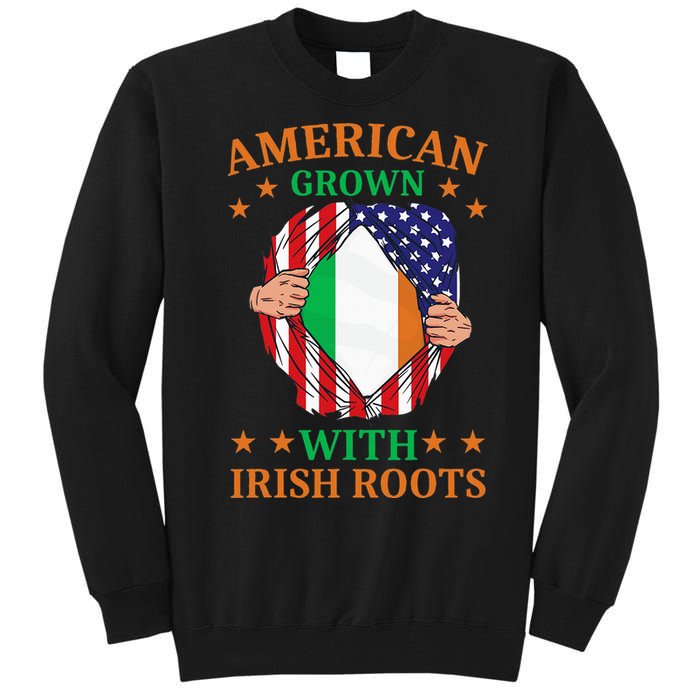 Ireland Home American Grown With Irish Roots Tall Sweatshirt