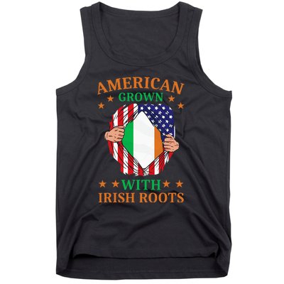 Ireland Home American Grown With Irish Roots Tank Top