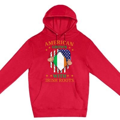 Ireland Home American Grown With Irish Roots Premium Pullover Hoodie