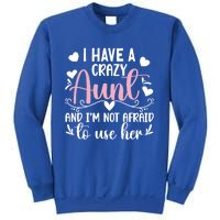 I Have A Crazy Aunt From Aunt To Niece Funny Gift Sweatshirt