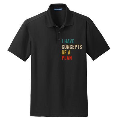 I Have A Concept Of A Plan Trump Harris Dry Zone Grid Polo