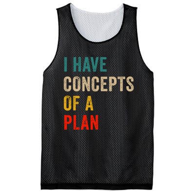 I Have A Concept Of A Plan Trump Harris Mesh Reversible Basketball Jersey Tank