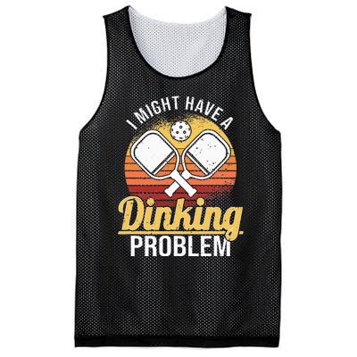 I Have A Dinking Problem Pickleball Player Mesh Reversible Basketball Jersey Tank