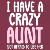 I Have A Crazy Aunt Not Afraid To Use Her Funny Aunt Niece Great Gift 16oz Travel Tumbler