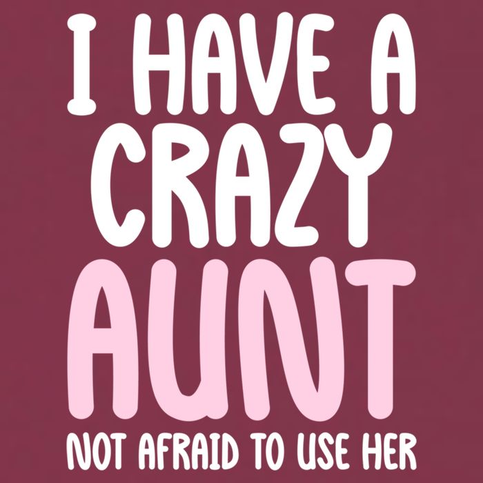 I Have A Crazy Aunt Not Afraid To Use Her Funny Aunt Niece Great Gift 16oz Travel Tumbler