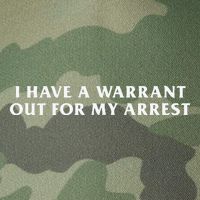 I Have A Warrant Out For My Arrest Legacy Tie Dye Trucker Hat