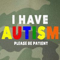 I Have Autism Please Be Patient Legacy Tie Dye Trucker Hat