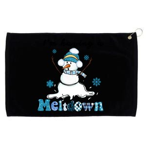 IM Having A Meltdown Snow Christmas Funny Xmas Gift Grommeted Golf Towel