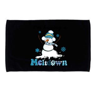 IM Having A Meltdown Snow Christmas Funny Xmas Gift Microfiber Hand Towel