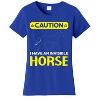 I Have An Invisible Horse Horseback Riding Equestrian Great Gift Women's T-Shirt