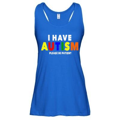 I Have Autism Please Be Patient Ladies Essential Flowy Tank