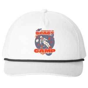 Inspired Homesick At Space Camp Skeleton Astronaut Space Snapback Five-Panel Rope Hat