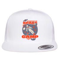 Inspired Homesick At Space Camp Skeleton Astronaut Space Flat Bill Trucker Hat