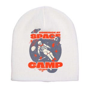 Inspired Homesick At Space Camp Skeleton Astronaut Space Short Acrylic Beanie