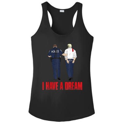 I Have A Dream Police Arrest Trump Ladies PosiCharge Competitor Racerback Tank